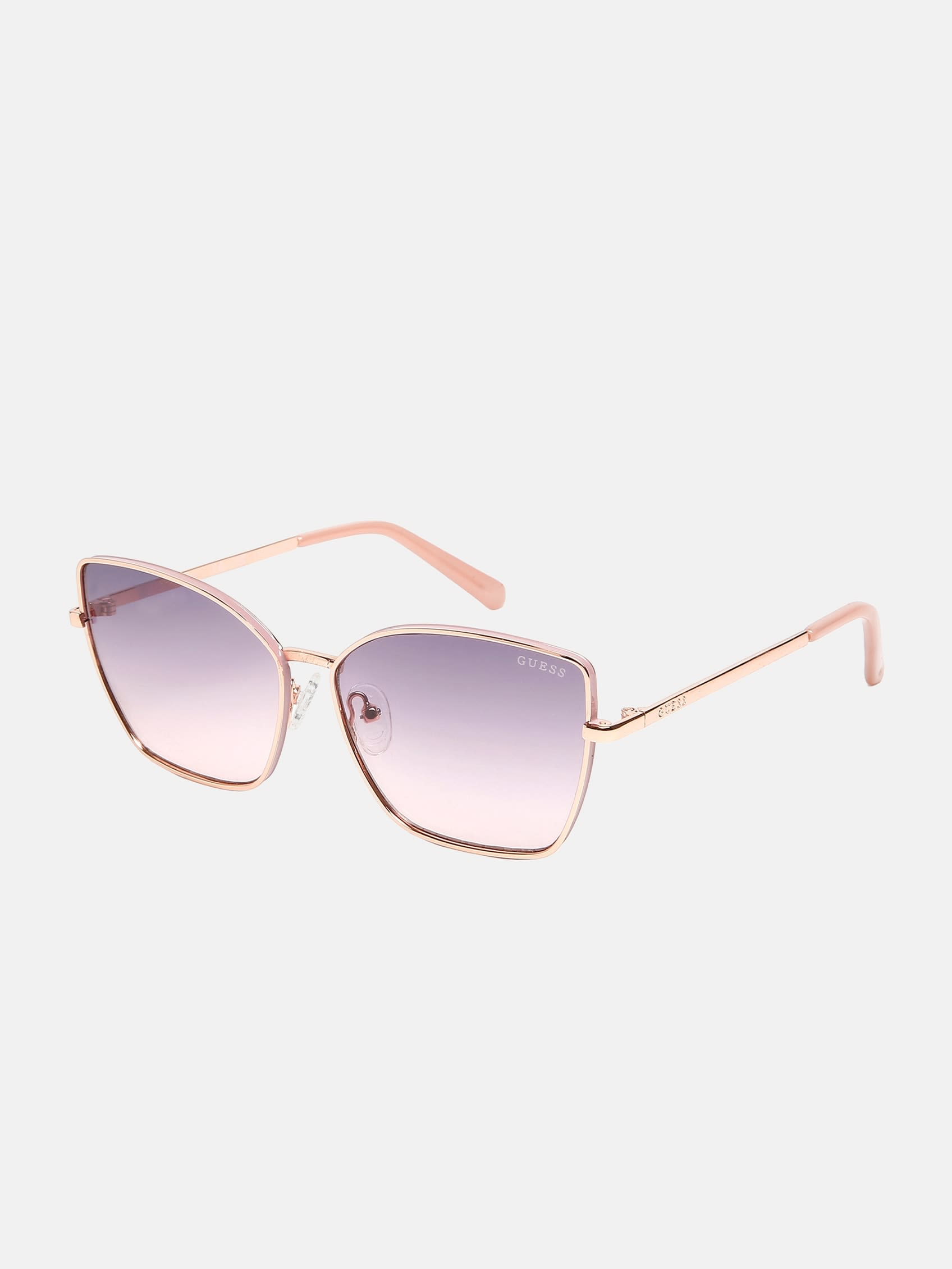 Солнцезащитные очки-бабочки из металла Guess Factory, серебряный
Солнцезащитные очки-бабочки из металла Guess Factory, серебряный