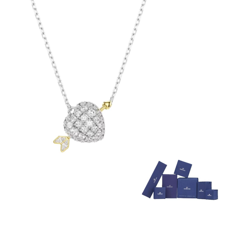 Колье в виде сердца Swarovski, белый
Колье в виде сердца Swarovski, белый