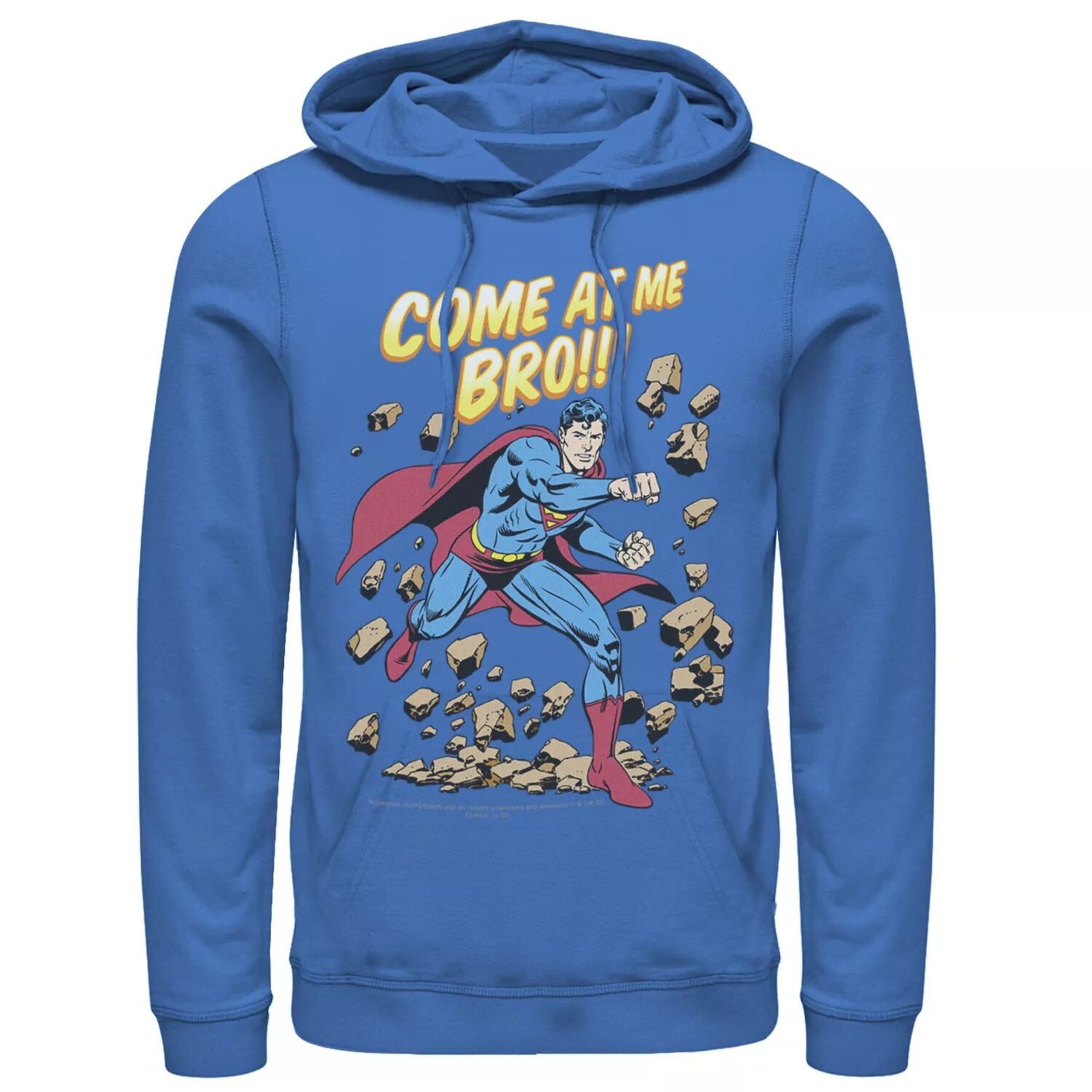 Мужская толстовка с капюшоном с текстовым плакатом и плакатом DC Comics Superman Come At Me Bro Licensed Character
Мужская толстовка с капюшоном с текстовым плакатом и плакатом DC Comics Superman Come At Me Bro Licensed Character