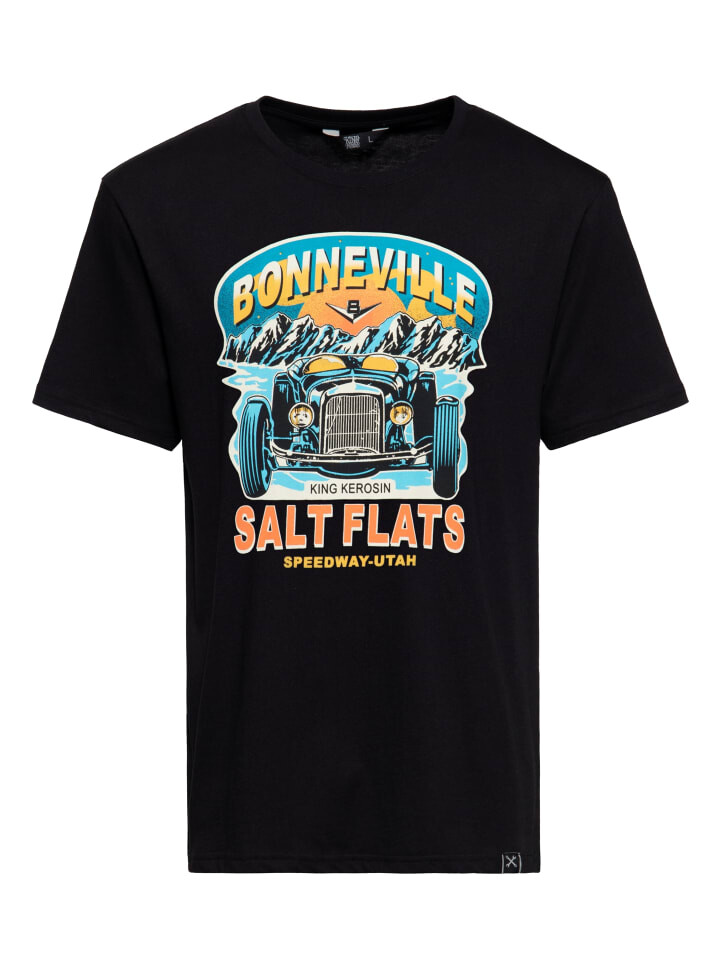 Футболка King Kerosin Bonneville Salt Flats, черный
Футболка King Kerosin Bonneville Salt Flats, черный