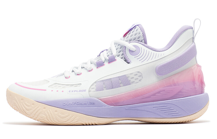 Баскетбольные кроссовки серии AG мужские с низким верхом белые/фиолетовые 361°
Баскетбольные кроссовки серии AG мужские с низким верхом белые/фиолетовые 361°