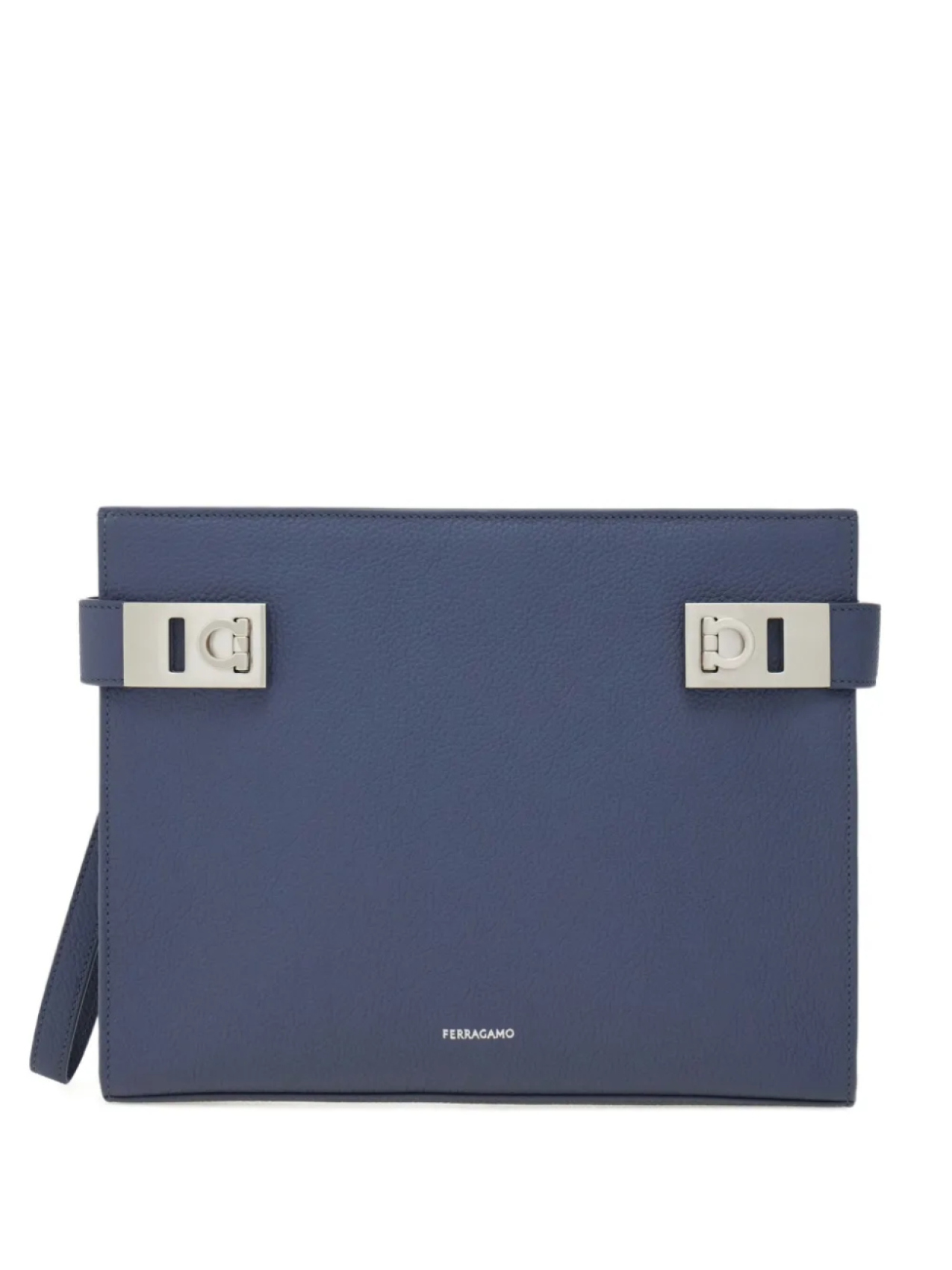 Ferragamo клатч с пряжкой Gancini, серый
Ferragamo клатч с пряжкой Gancini, серый