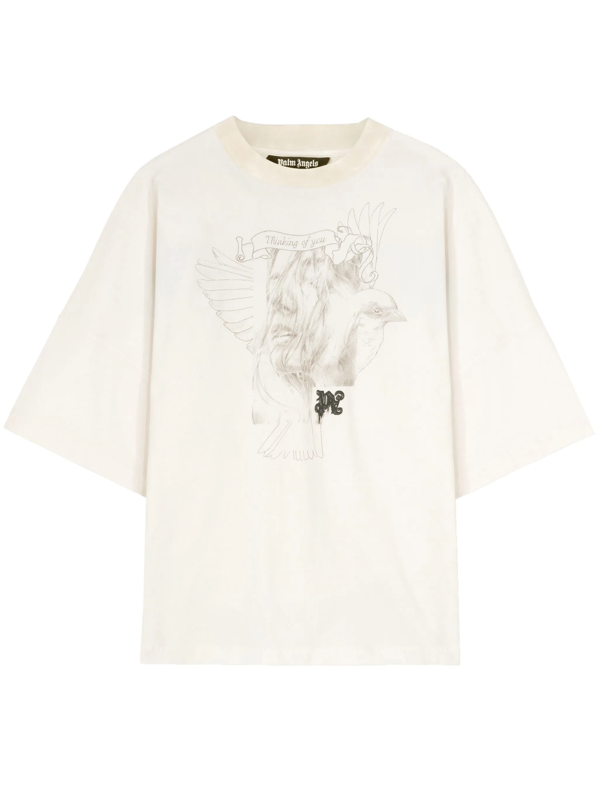 Футболка с графичным принтом Palm Angels, белый
Футболка с графичным принтом Palm Angels, белый