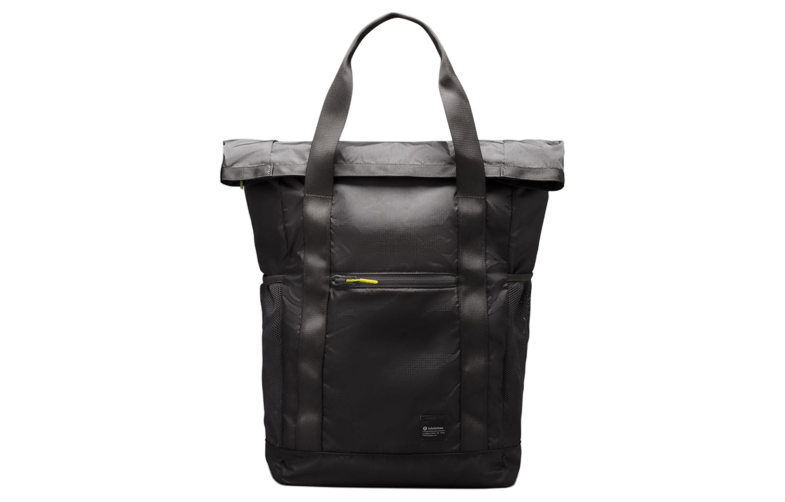 Lululemon Складной полиэстеровый рюкзак-сумка унисекс дымчато-серый лаймовый черный, Smoke Gray & Lime & Black
Lululemon Складной полиэстеровый рюкзак-сумка унисекс дымчато-серый лаймовый черный, Smoke Gray & Lime & Black