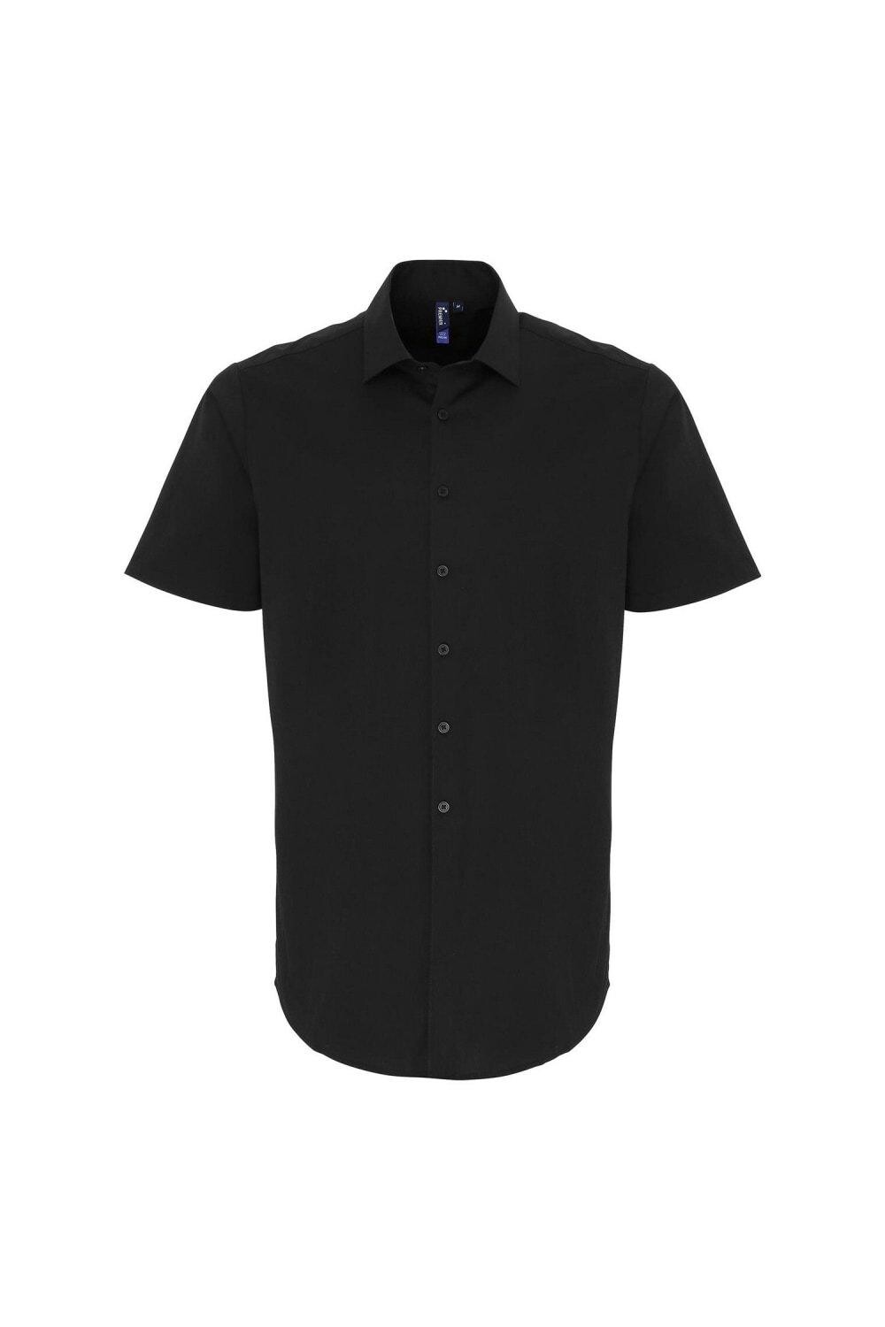 Рубашка из поплина стрейч с короткими рукавами Premier, черный
Рубашка из поплина стрейч с короткими рукавами Premier, черный