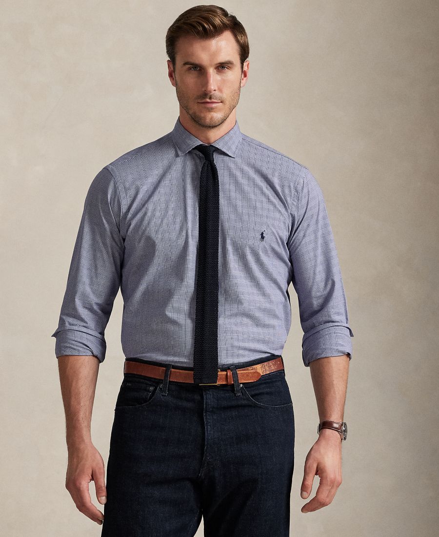 Мужская рубашка из эластичного поплина в клетку, больших размеров Polo Ralph Lauren, Navy White
Мужская рубашка из эластичного поплина в клетку, больших размеров Polo Ralph Lauren, Navy White