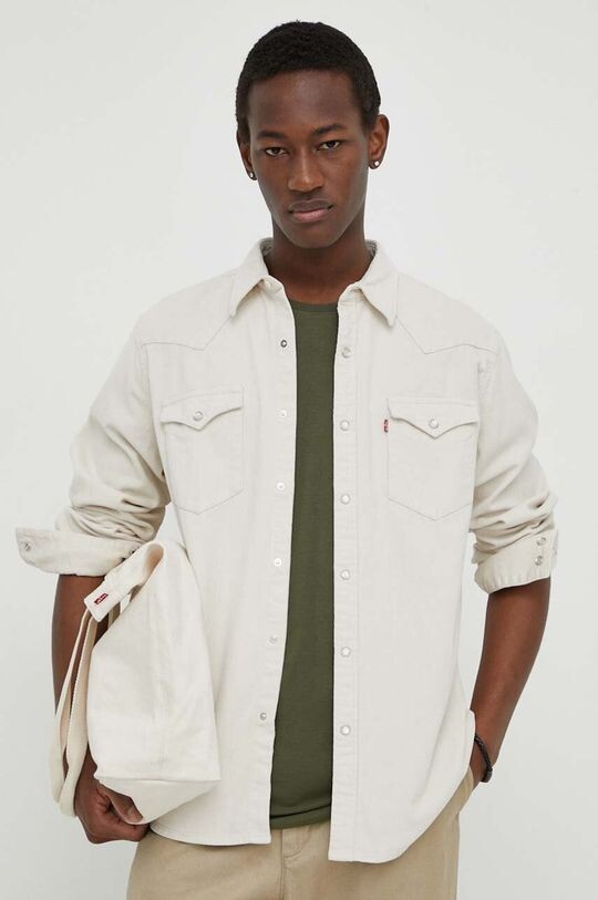 Хлопчатобумажную рубашку Levi's, бежевый
Хлопчатобумажную рубашку Levi's, бежевый