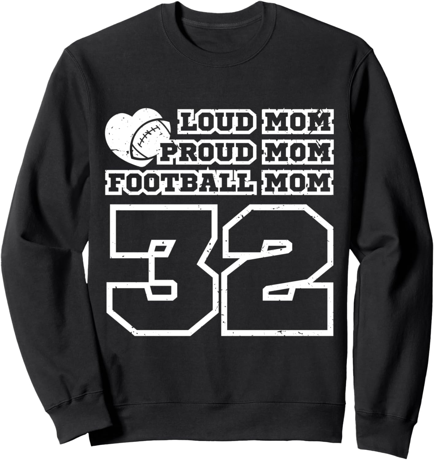 Футбольная мама, гордая мама, громкая мама, номер 32, толстовка в поддержку болельщиков Cumilo American Football Matching Family Numbered, черный
Футбольная мама, гордая мама, громкая мама, номер 32, толстовка в поддержку болельщиков Cumilo American Football Matching Family Numbered, черный