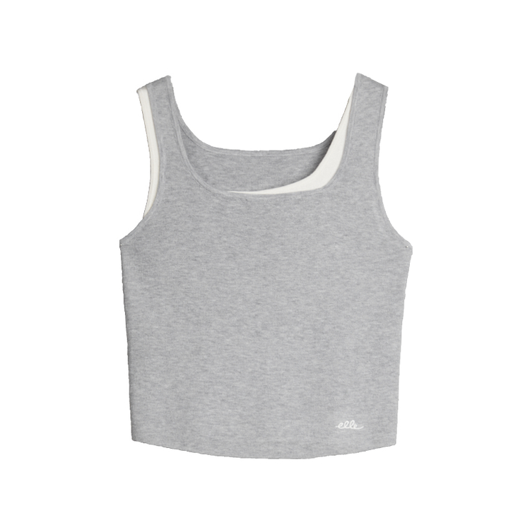 Топ-майка женская с круглым вырезом и умеренным вырезом на спине ELLE, medium серый
Топ-майка женская с круглым вырезом и умеренным вырезом на спине ELLE, medium серый