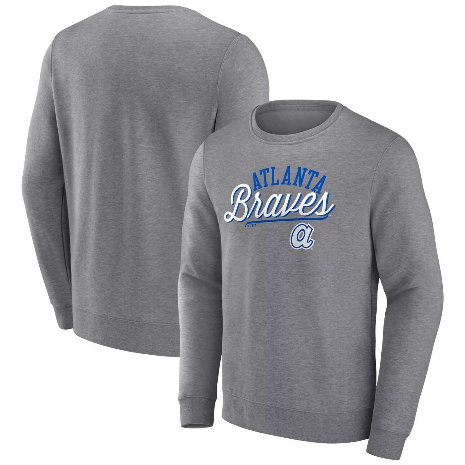 Мужской пуловер с логотипом Heather Grey Atlanta Braves Simplicity Fanatics
Мужской пуловер с логотипом Heather Grey Atlanta Braves Simplicity Fanatics
