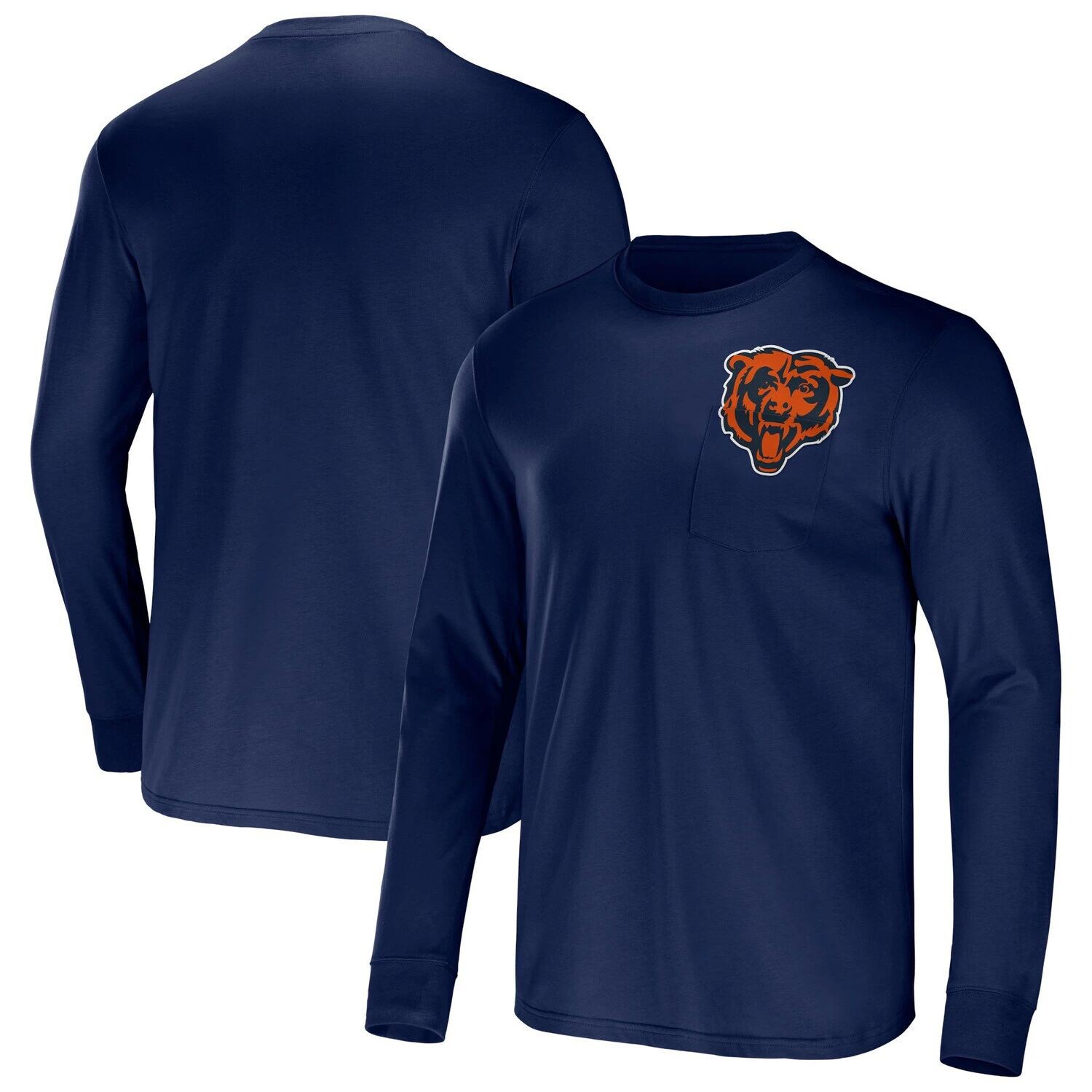 Мужская футболка с длинным рукавом из коллекции NFL x Darius Rucker от Fanatics Navy Chicago Bears Team
Мужская футболка с длинным рукавом из коллекции NFL x Darius Rucker от Fanatics Navy Chicago Bears Team