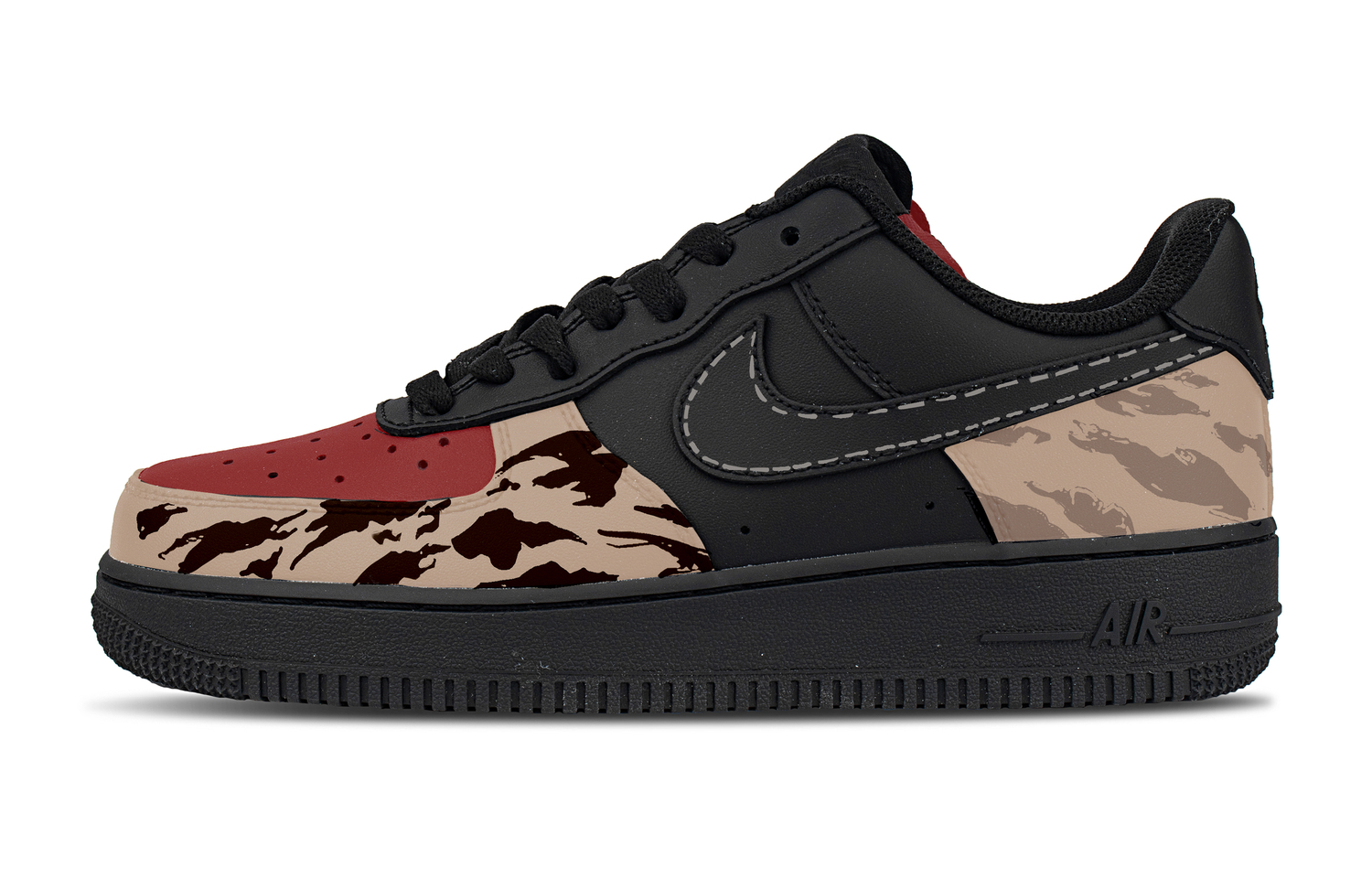 Nike Air Force 1 Wild Gengar кожаные устойчивые к истиранию низкие кроссовки для скейтбординга унисекс черный коричневый
Nike Air Force 1 Wild Gengar кожаные устойчивые к истиранию низкие кроссовки для скейтбординга унисекс черный коричневый