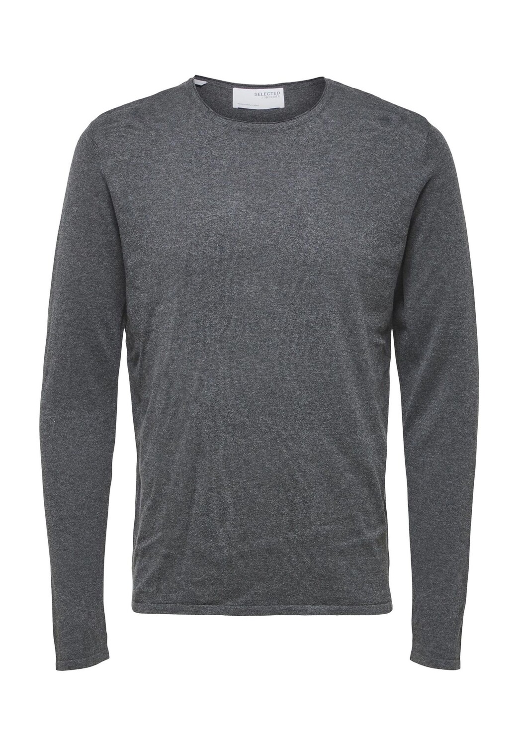 Вязаный мужской свитер с круглым вырезом SELECTED, цвет Anthracit
Вязаный мужской свитер с круглым вырезом SELECTED, цвет Anthracit