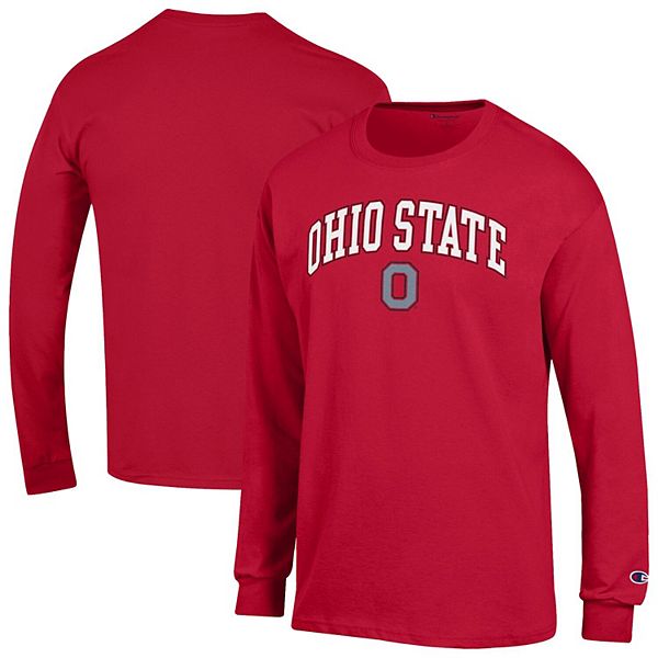 Мужская футболка с длинным рукавом scarlet ohio state buckeyes arch over logo 2-hit Champion
Мужская футболка с длинным рукавом scarlet ohio state buckeyes arch over logo 2-hit Champion