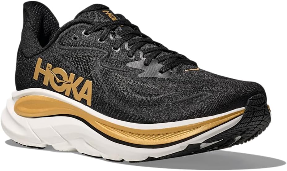 Мужские кроссовки Hoka Clifton 10, черный/золотой
Мужские кроссовки Hoka Clifton 10, черный/золотой