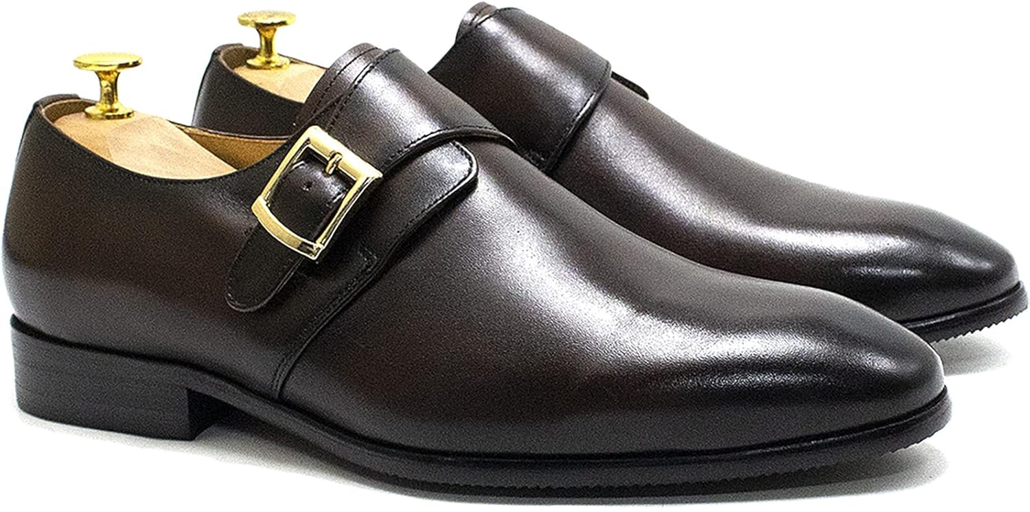 Мужские классические лоферы из настоящей кожи с пряжкой Monk, мокасины на каждый день и для свадеб, повседневная и официальная обувь, коричневые - 47 Generic
Мужские классические лоферы из настоящей кожи с пряжкой Monk, мокасины на каждый день и для свадеб, повседневная и официальная обувь, коричневые - 47 Generic