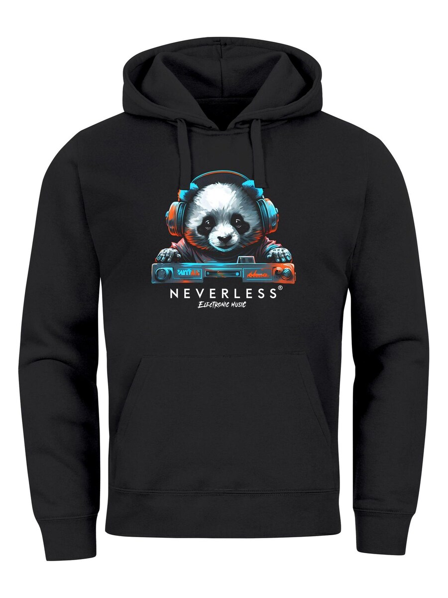 Толстовка Neverless Panda DJ, черный
Толстовка Neverless Panda DJ, черный