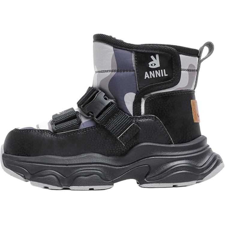 Детские противоскользящие антиударные амортизирующие износостойкие ботинки Kids Annil, черный
Детские противоскользящие антиударные амортизирующие износостойкие ботинки Kids Annil, черный
