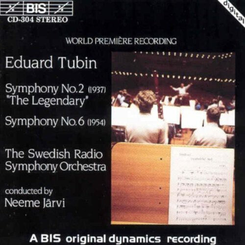 CD диск Tubin / Jarvi / Swedish Radio Orchestra: Symphonies 2 & 6
CD диск Tubin / Jarvi / Swedish Radio Orchestra: Symphonies 2 & 6