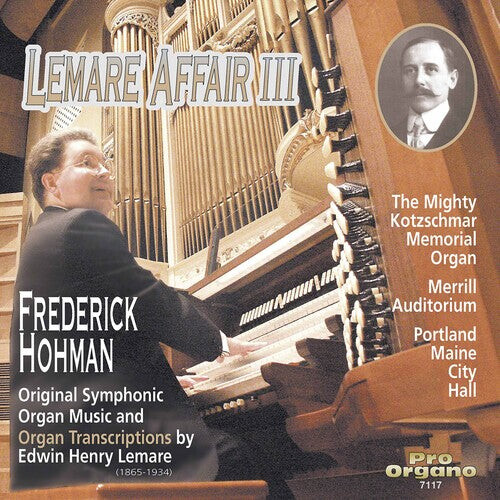 CD диск Lemare / Hohman: Lemare Affair 3
CD диск Lemare / Hohman: Lemare Affair 3