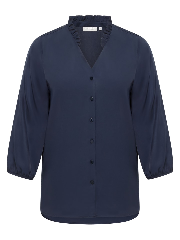 Свободная блузка цвета полночь Eterna
Свободная блузка цвета полночь Eterna