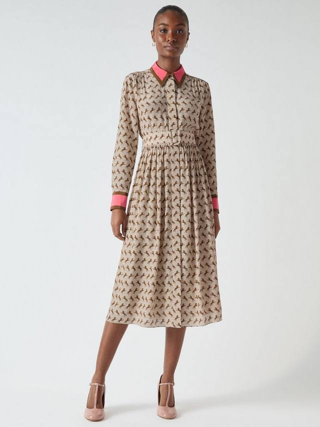 Платье из чистого шелка smith horse L.K.Bennett, цвет Stone/Multi
Платье из чистого шелка smith horse L.K.Bennett, цвет Stone/Multi