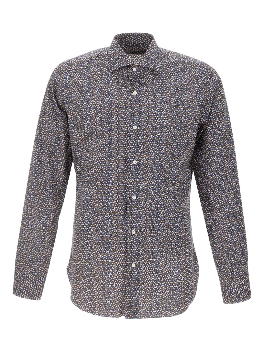 Рубашка с микрооптическим узором Barba, серый
Рубашка с микрооптическим узором Barba, серый