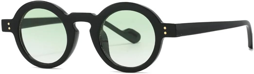 Солнцезащитные очки в стиле панк с круглой оправой, маленькие, для женщин и мужчин, роскошные, винтажные, с заклепками, защита от УФ-излучения UV400 VFDHN, Black Green
Солнцезащитные очки в стиле панк с круглой оправой, маленькие, для женщин и мужчин, роскошные, винтажные, с заклепками, защита от УФ-излучения UV400 VFDHN, Black Green