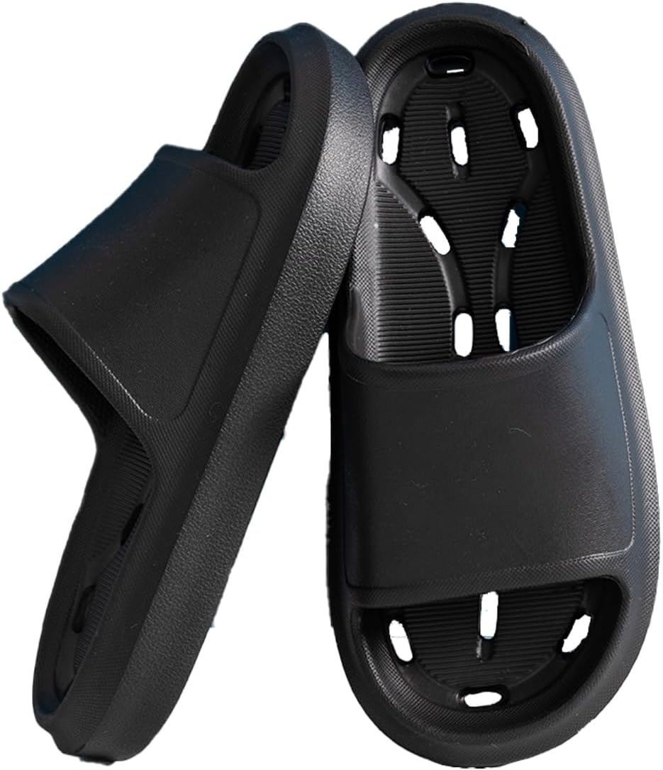 Женские и мужские шлепанцы для душа oukisam, быстро сохнущие, легкая подошва, нескользящие шлепанцы для ванной, черный
Женские и мужские шлепанцы для душа oukisam, быстро сохнущие, легкая подошва, нескользящие шлепанцы для ванной, черный