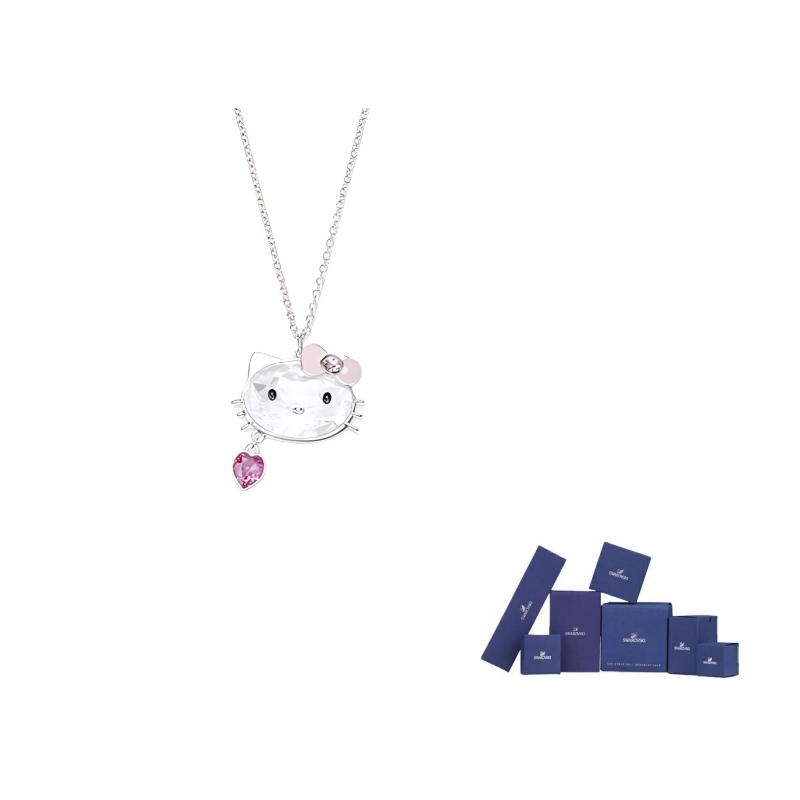 Swarovski Hello Kitty позолоченное ожерелье из сплава с кристаллами Unisex Silver
Swarovski Hello Kitty позолоченное ожерелье из сплава с кристаллами Unisex Silver