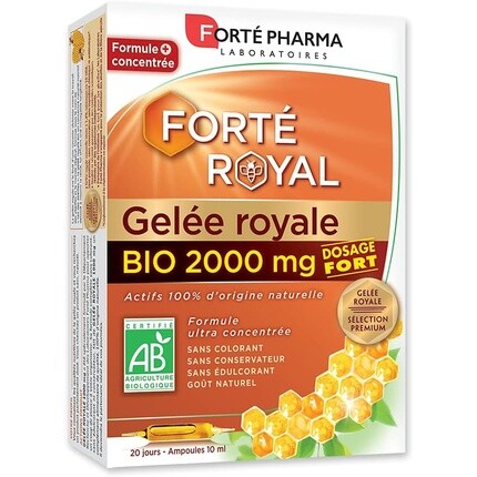 Органическое маточное молочко 2000 мг, 20 флаконов, Forte Pharma
Органическое маточное молочко 2000 мг, 20 флаконов, Forte Pharma