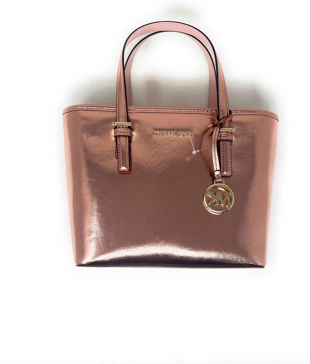 Женская дорожная женская сумка-тоут Michael Kors XS Carry All Jet Set из гладкой кожи цвета металлик
Женская дорожная женская сумка-тоут Michael Kors XS Carry All Jet Set из гладкой кожи цвета металлик