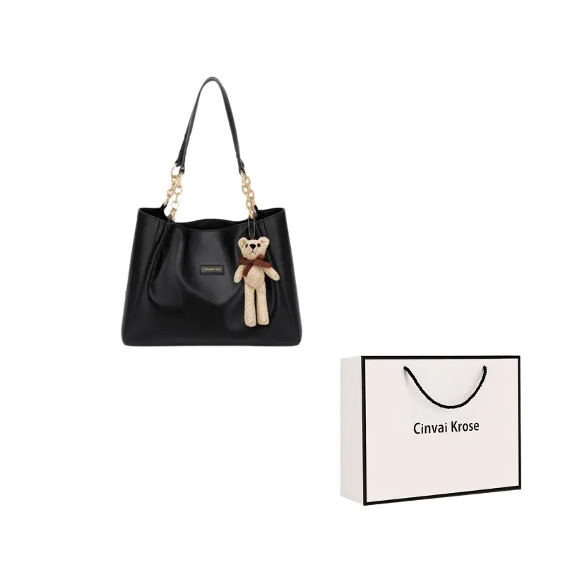 CinvaiKrose Кожаная сумка-тоут через плечо средний размер большой женский Метеоритный хаки Ночное сияние черный, Midnight Chic Black
CinvaiKrose Кожаная сумка-тоут через плечо средний размер большой женский Метеоритный хаки Ночное сияние черный, Midnight Chic Black