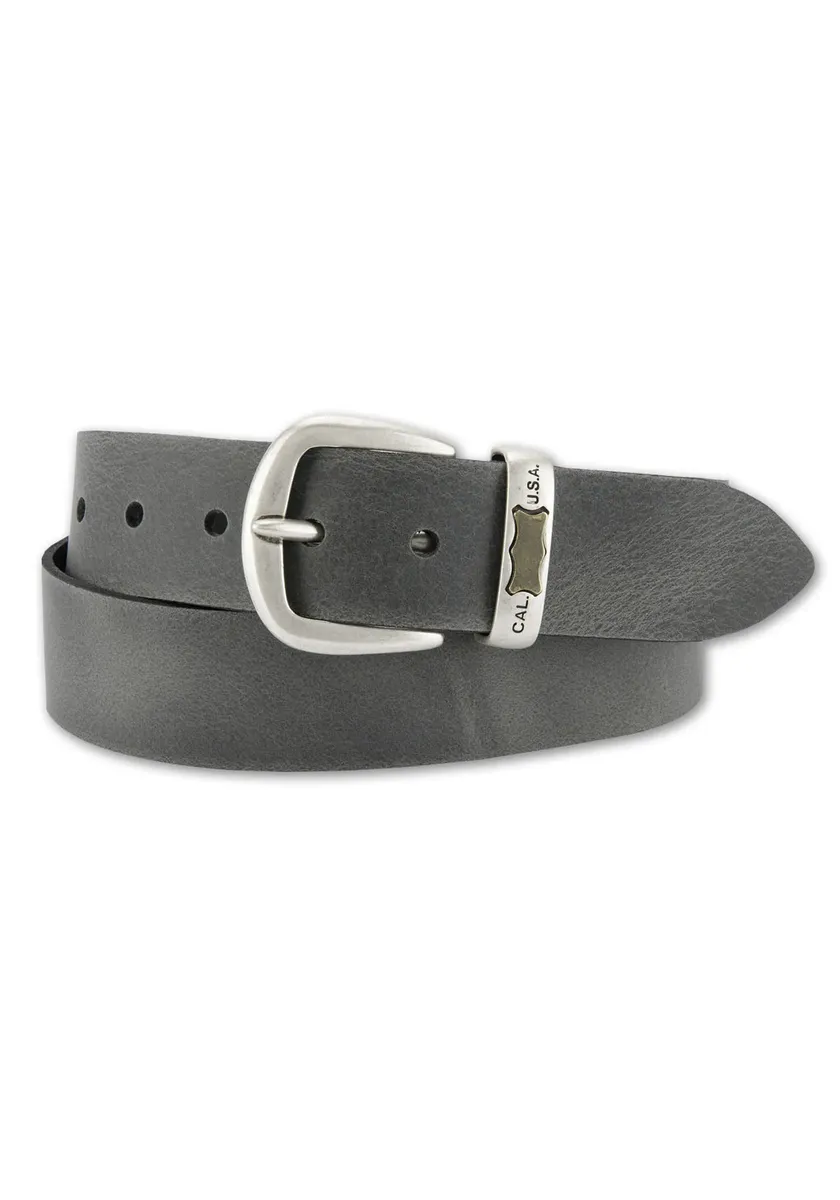 Кожаный ремень BERND GÖTZ с металлическим логотипом Western, антрацит
Кожаный ремень BERND GÖTZ с металлическим логотипом Western, антрацит