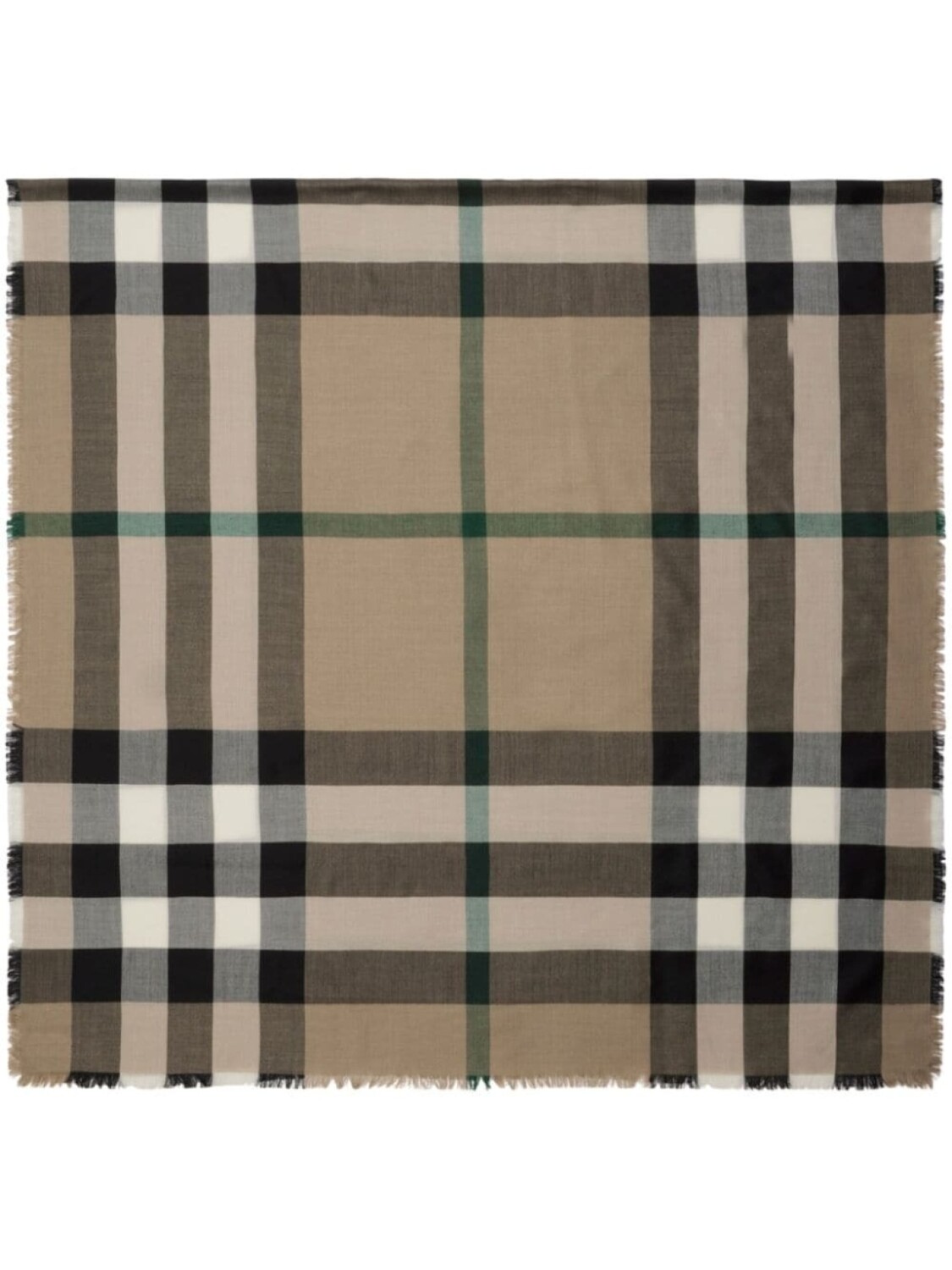 Необработанный шарф в клетку Burberry, бежевый
Необработанный шарф в клетку Burberry, бежевый
