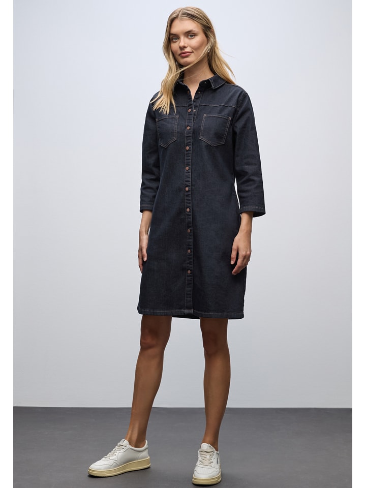 Cecil Джинсовое платье темно-синего цвета
Cecil Джинсовое платье темно-синего цвета