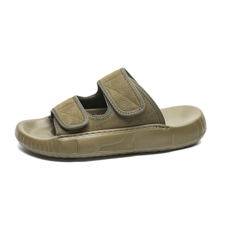 Тапочки-слайды EVA мужские WEISHIBANGWEI, Green 
Тапочки-слайды EVA мужские WEISHIBANGWEI, Green