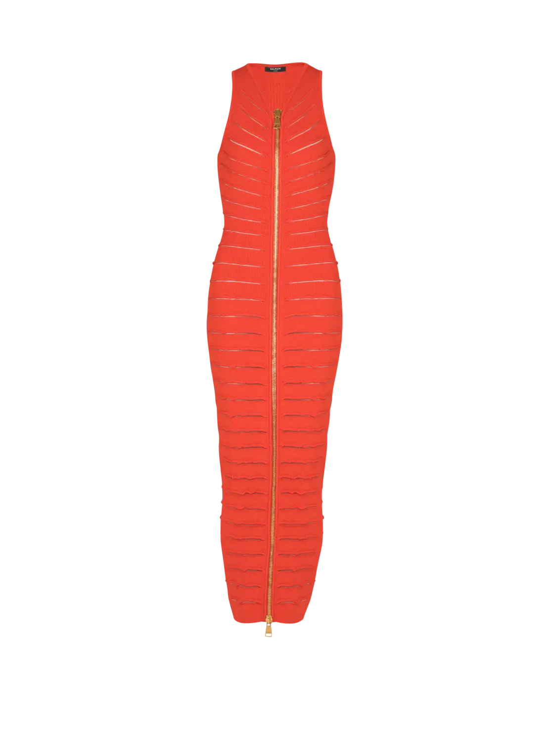 Длинное платье без рукавов из трикотажа с имитацией крокодиловой кожи Balmain, красный
Длинное платье без рукавов из трикотажа с имитацией крокодиловой кожи Balmain, красный