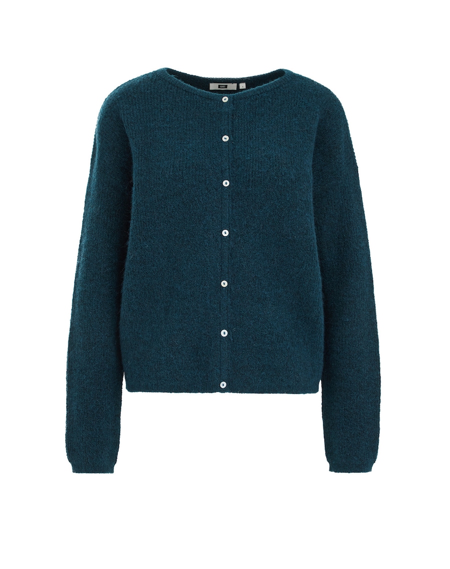 Вязаный кардиган WE Fashion, бирюзовый
Вязаный кардиган WE Fashion, бирюзовый
