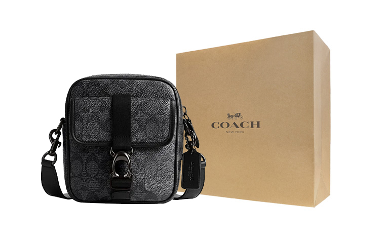 COACH Плечевая сумка из ПВХ мини 
COACH Плечевая сумка из ПВХ мини