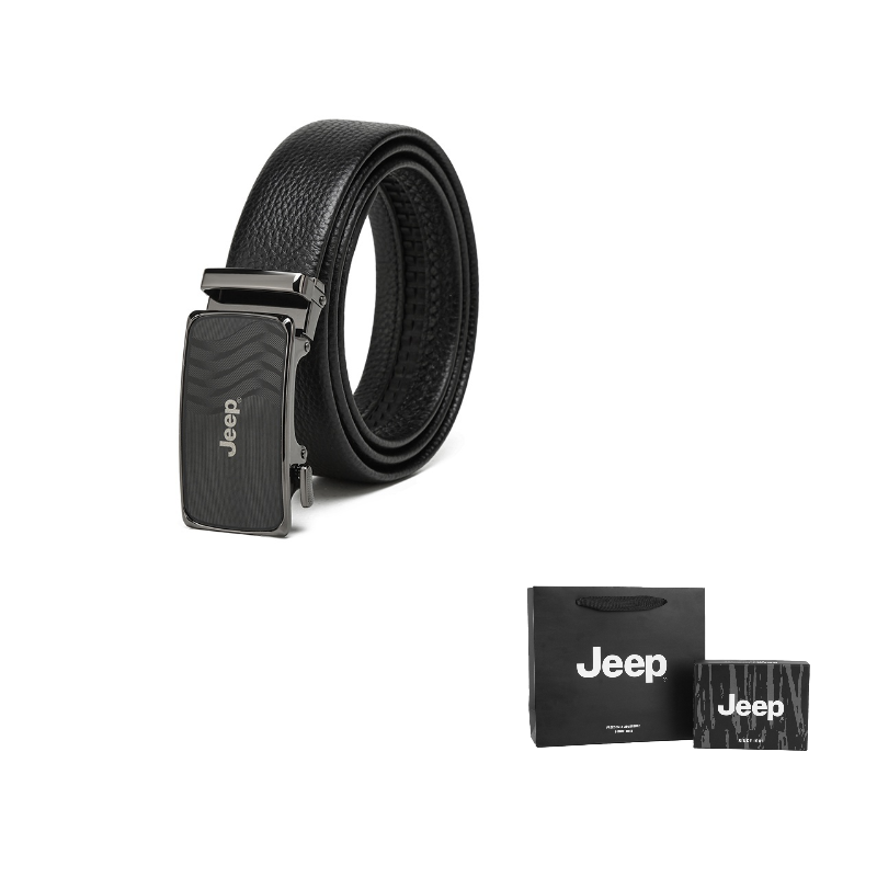 Jeep Ремень мужской из коровьей кожи Black/Litchi Grain Black 35CM
Jeep Ремень мужской из коровьей кожи Black/Litchi Grain Black 35CM