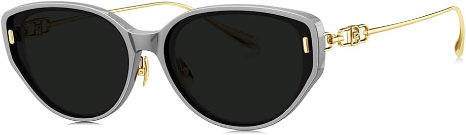 Женские модные солнцезащитные очки BOLON в форме «кошачий глаз», увеличенного размера, поляризованные, 61 мм, эксклюзивный бренд очков EssilorLuxottica, Solid Grey/Grey Polarized Large Bl5085
Женские модные солнцезащитные очки BOLON в форме «кошачий глаз», увеличенного размера, поляризованные, 61 мм, эксклюзивный бренд очков EssilorLuxottica, Solid Grey/Grey Polarized Large Bl5085