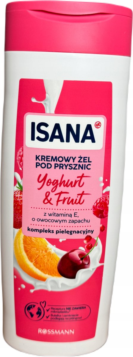Крем-гель для душа Isana «Йогурт и фрукты» 750 мл
Крем-гель для душа Isana «Йогурт и фрукты» 750 мл