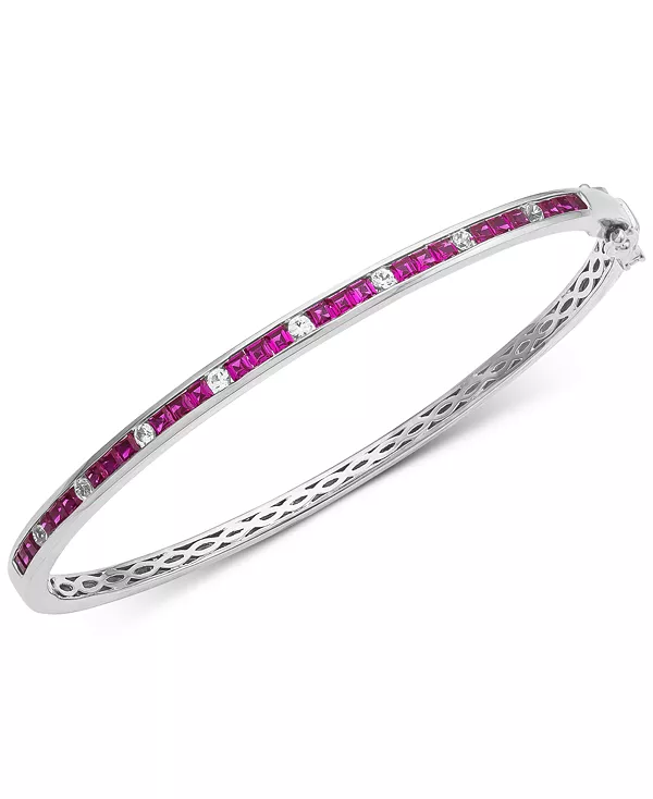 Браслет с сапфирами (1-7/8 карата tw) и белыми сапфирами (1/3 карата tw) из стерлингового серебра (также доступен с рубинами) Macy'S, ruby
Браслет с сапфирами (1-7/8 карата tw) и белыми сапфирами (1/3 карата tw) из стерлингового серебра (также доступен с рубинами) Macy'S, ruby