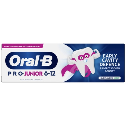 Зубная паста Pro Junior для детей 6-12 лет - 75 мл Oral-B
Зубная паста Pro Junior для детей 6-12 лет - 75 мл Oral-B
