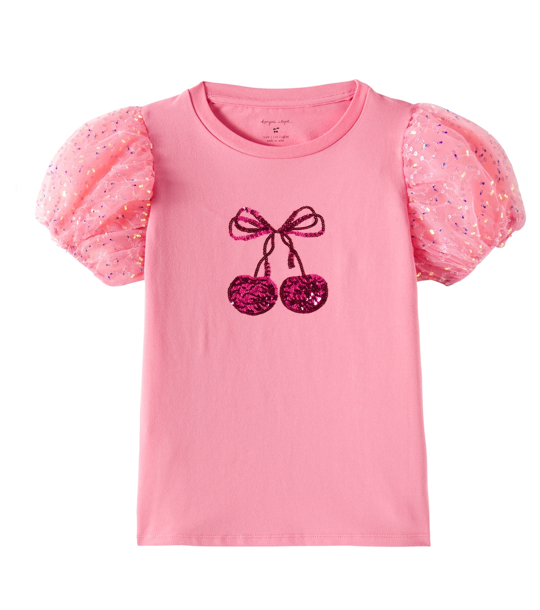 Топ из джерси и тюля с пайетками Konges Sløjd, Strawberry Ice
Топ из джерси и тюля с пайетками Konges Sløjd, Strawberry Ice