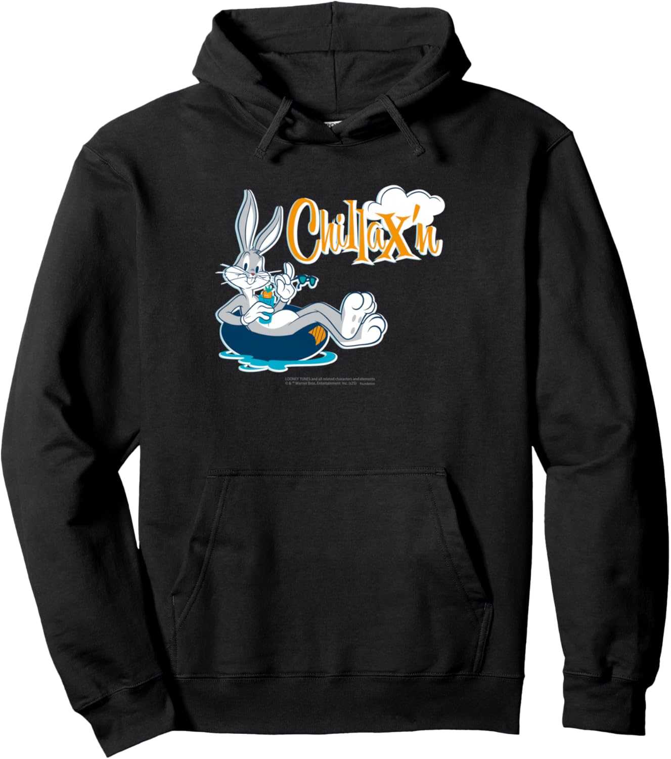 Толстовка Looney Tunes Bugs Bunny ChillaX'n, черный
Толстовка Looney Tunes Bugs Bunny ChillaX'n, черный