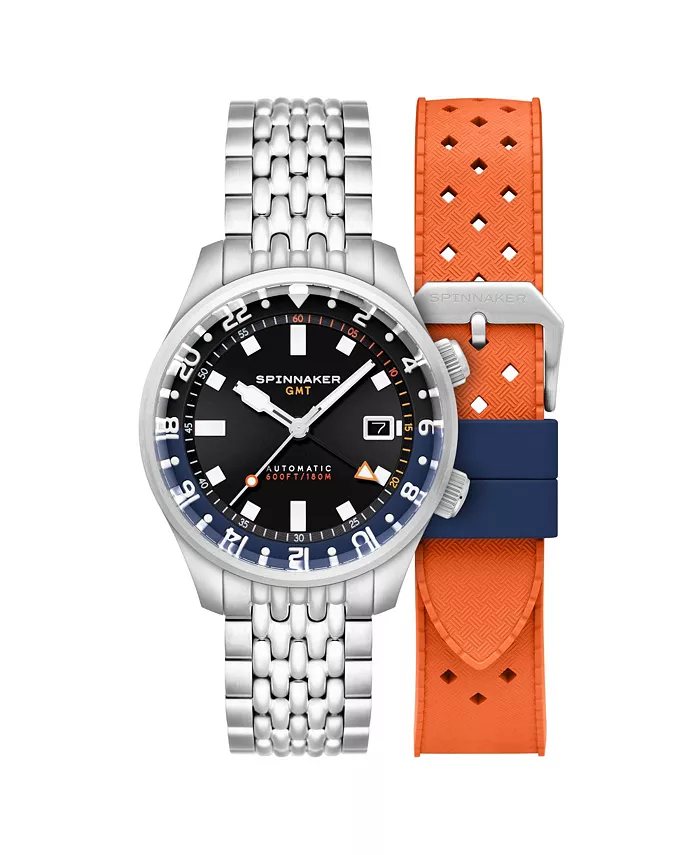 Мужские часы Bradner GMT с автоматическим механизмом, корпус из нержавеющей стали, браслет, 42 мм Spinnaker
Мужские часы Bradner GMT с автоматическим механизмом, корпус из нержавеющей стали, браслет, 42 мм Spinnaker