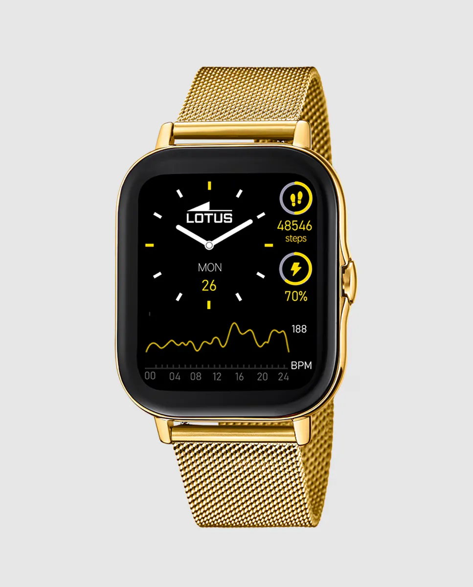 Мужские часы 50049/1 Умные часы из золотой стали LOTUS, золотой
Мужские часы 50049/1 Умные часы из золотой стали LOTUS, золотой