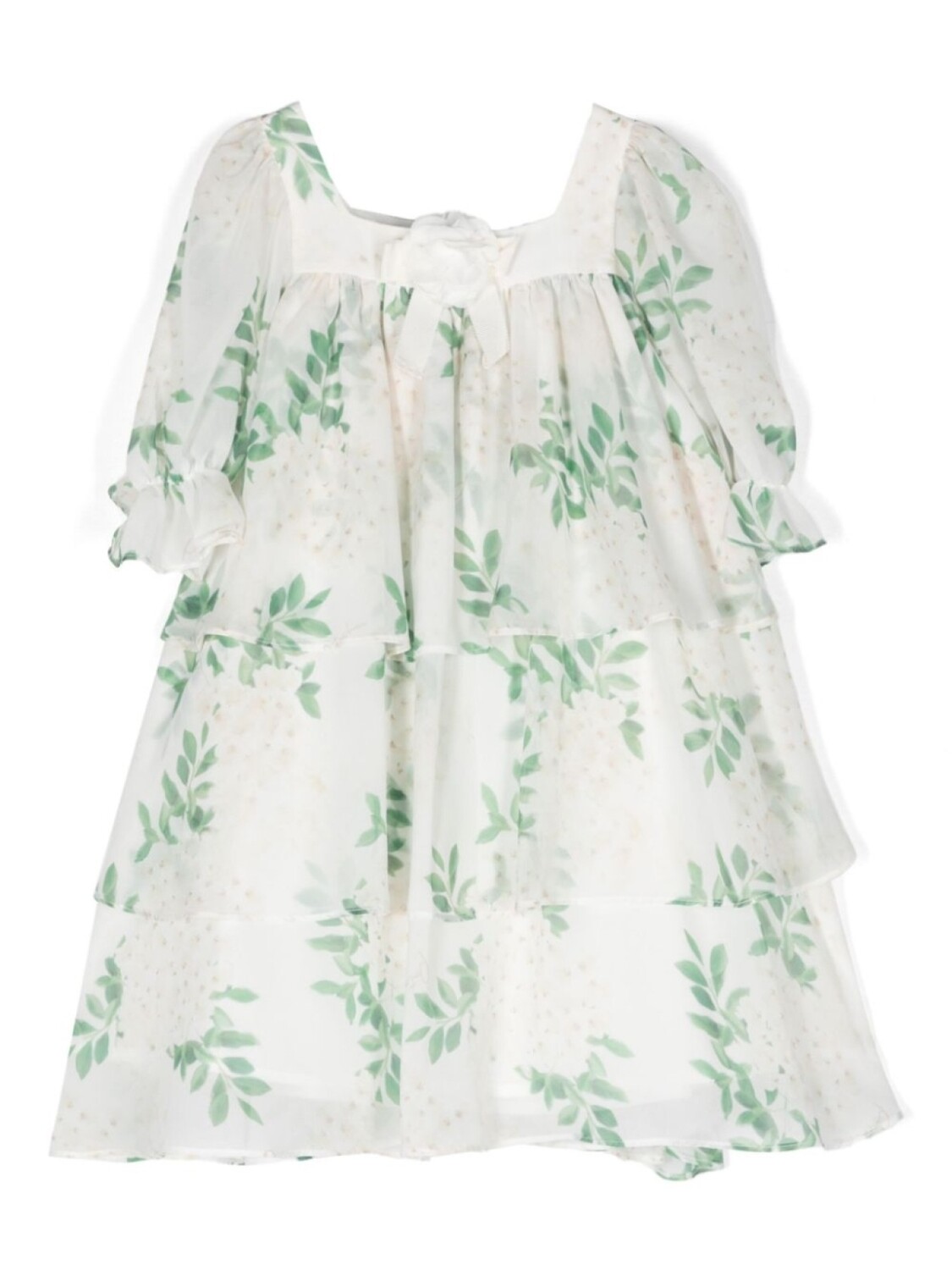 Ярусное платье с цветочным принтом Patachou, белый
Ярусное платье с цветочным принтом Patachou, белый